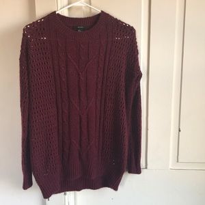 Forever21 sweater with a slight hi/lo